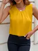 Novos tops e camisas sem mangas de estilo europeu e americano para o trabalho, de travessia de fronteira, da Amazon para mulheres