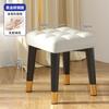 Taburete pequeño para uso doméstico, lujo ligero, taburete cuadrado apilable, taburete bajo moderno minimalista para sofá de sala de estar, banco para cambiarse los zapatos en la entrada