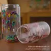 Taza de Doble Capa de Vidrio de Borosilicato Resistente al Calor Creativa Transfronteriza Taza de Flores Secas Taza para Desayuno Leche Café Taza para Beber para el Hogar
