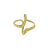 Anillo de Plata Esterlina S925 con Diseño Nicho Ins Estilo Coreano, Líneas Irregulares para Mujer