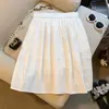 Falda Pomposa Clásica Retro de Lunares para Mujer, Nuevo Estilo de Verano, Cintura Alta, Falda de Paraguas Línea A Dulce y Holgada para Figuras Pequeñas