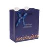 Suministro de Exquisitas Bolsas de Regalo, Bolsas de Regalo con Fondo Azul Oscuro y Lunares, Bolsas de Papel, Bolsos de Mano para Joyería, Bolsas para Regalos de Retorno