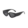 2025 Nuevas Gafas de Sol de Moda Europea y Americana Panda Bloque de Color Blanco y Negro Ojo de Gato Moda para Mujer y Las Más Fáciles de Combinar Gafas de Sol Anti-UV