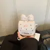 Bolsa Casual Infantil Estilo Coreano con Lazo, Bolso Cruzado de Dibujos Animados, Lindo Diseño de Cachorro, Alto Valor Estético, Monedero Mini Sencillo