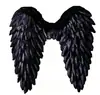 Acessório de cabeça para fantasia de festa de Halloween, adereços de asas de anjo, acessórios de cabelo estilo escuro, tiara de demônio bidimensional