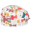Gorro Quirúrgico Estampado Algodón Puro Ajustable con Botón con Banda Absorbente de Sudor Color Sólido Gorro de Sala de Operaciones para Doctor Gorro de Enfermera UCI