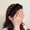 Diadema de terciopelo con cristales y dientes, estilo nuevo de principios de otoño, estilo coreano, diadema antideslizante para mujer
