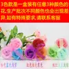 Ventas Directas de Fábrica Regalos Creativos Pequeños Día de San Valentín Día de la Mujer Flor de Jabón Perfumada en Forma de Corazón de PVC Simulación 3 Piezas Venta al por Mayor