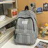 Mochila Pequeña Dulce y Linda para Niña de Nuevo Estilo Primaveral de Alto Valor Estético para Salidas de Primavera, Bolso Escolar Estilo Universitario a Cuadros para Estudiante