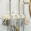 Clip para Montaje en Pared para Trapeador Gancho para Escoba Trapeador Sin Taladro Soporte con Clip para Trapeador Artefacto Estante de Almacenamiento para Baño Cocina Hebilla