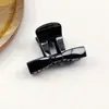 Pinza para el cabello de PC estilo coreano, simple y de alta gama, para mujeres. Accesorio básico versátil de lazo de mariposa para recogidos en la parte posterior de la cabeza.