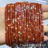 Cuentas Cuadradas de Amatista Natural de 3*3mm Cuentas Espaciadoras Cuadradas de Piedra Ojo de Tigre Cuentas para Pulsera Accesorios para Joyería DIY
