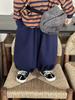 Jiaye Productos para Niños 2025 Otoño para Niños Nuevo Bloomers Pantalones de Nueve Puntos Sueltos Elásticos de Pierna Ancha para Bebé de Moda para Hombre y Mujer