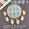 Molde de Silicone DIY Abóbora Cenoura Uva Cereja Abacaxi Molde Decorativo para Bolo Fondant Chocolate Resina Epóxi