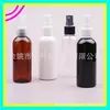 Frasco spray transparente 80ml frasco de recarga spray branco frasco de perfume frasco spray líquido marrom frasco spray para spray de cabelo