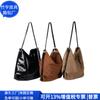 Bolso de Mano Reciclado Rpet Bolso de Viaje de Gamuza Rpet Bolso de Hombro de Gamuza Reciclada Fábrica Personalizada