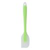 Espátula de silicona integrada espátula para crema semipermeable espátula para pastel todo incluido raspador de pastel herramienta para hornear