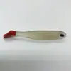 Twill olho de peixe cauda T luya minhoca macia 7cm2.4g cabeça vermelha cauda vermelha cauda T peixe isca artificial equipamento de pesca e-commerce transfronteiriço atacado