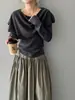 Design estilo coreano Jiang Chi com uma vibe suave e elegante, suéter de tricô feminino com xale, conjunto de duas peças em camadas A050