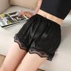 Baonasi Pantalones de Seguridad de Encaje para Mujer Anti-Exposición Verano Estilo Delgado Se Pueden Usar Afuera Sueltos No se Enrollan Shorts Bottom de Seda Helada