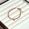 Pulsera de Cristal Rojo con Abalorios Benmingnian Acero de Titanio Concha Plateada Rota Pulsera de Perla Gato Pulsera Explosiva Regalo para Mujer