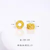 Color Fuerte que Conserva Arena Dorada Accesorios DIY Cornucopia Estrella de Ocho Puntas Palabra de Bendición Calabaza Agujero Pasante Pulsera Collar Cuentas Espaciadoras para Mujeres
