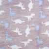 Em Estoque Flanela Dupla Face Estampada com Desenhos de Dinossauros Cartoon, Pijamas de Fleece Coral, Cobertores, Material para Pets, Estampas de Animais