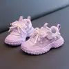 Tenis Casuales para Niñas Otoño 2025 Nuevos Tenis de Princesa para Niños Moda Lazos Zapatos de Papá para Niñas