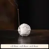 Incensário Pixiu Atrator de Sorte Estilo Chinês para Casa Interior Incensário de Sândalo Suporte de Incenso Suporte de Incenso Ornaments para Sala de Chá Queimador de Incenso de Porcelana Branca