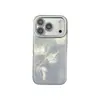 Funda de Teléfono Apple 17Promax Minimalista de Gama Alta con Patrón de Glaciar Adecuada para 16Promax Electroplatado 15Pro14Pro