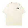 Roupa Masculina Hanlu Streetwear Americano Camiseta Estampada de Manga Curta Estilo Novo Primavera e Verão Tendência Nacional Algodão Puro Solta Hip-Hop Camiseta Q