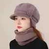 Nuevo gorro cálido de otoño e invierno para mujeres de mediana edad y ancianos, con protección para las orejas y forro de polar, perfecto para la abuela y el abuelo