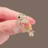 Broche Antiexposição Laço de Fita High-End Luxo Versátil Alfinete Simples Acessório Antiexposição para Terno