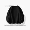 Sudadera Blanca de Manga Larga para Pareja para Otoño/Invierno, Versátil, Holgada, Moderna, Transpirable, Capa Base, Cuello Redondo, Top para Vestir por Capas