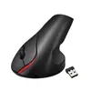 Novo mouse vertical ergonômico de modo duplo sem fio para escritório, mouse de carregamento vertical portátil, teclado mudo, modelo privado