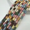 Cuentas de Barril de Piedra Volcánica 6X10 Cuentas Cilíndricas Cuentas Sueltas Pulsera DIY Collar Accesorios de Joyería Fabricante Venta al por Mayor en Stock