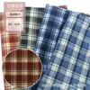 Tela de franela TR a cuadros teñida en hilo cepillado para ropa, ropa de hombre y mujer, ropa infantil, material para pantalones, forro de chaqueta, tela de franela TR a cuadros cepillada