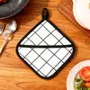 Guantes Térmicos Estilo Nórdico para Horno de Microondas, Guantes Anti-quemaduras para Horno, Guantes de Cocina Resistentes a Altas Temperaturas para Hornear, Venta al por Mayor en Stock
