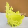 Tazón de Almacenamiento con Forma de Dragón Nuevo Producto Transfronterizo Pieza de Decoración Artesanal Impresa en 3D
