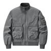 Otoño 2024 Nueva Chaqueta de Cuello para Hombre Color Sólido Casual Coreana a la Moda Chaqueta Deportiva para Exterior Cortavientos Top