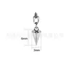 Brincos Pingente Ponta de Bala de Titânio F136 Studs para Piercing de Liga de Titânio G23 Studs para Osso da Orelha Studs para Cartilagem da Orelha
