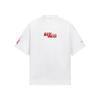 Camiseta de Manga Corta Bordada con Pequeña Llama Retro Americana 126Kid para Hombre y Mujer, Nueva de Verano a la Moda, Tops Holgados para Pareja