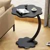 Prateleira de Cabeceira Estilo Nórdico Minimalista Moderno Transfronteiriça, Mesa Lateral de Sofá para Sala de Estar, Suporte de Flores Interno, Suporte de Flores para Varanda