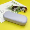 Nuevo estuche para gafas de color sólido, forma redonda-cuadrada, caja de almacenamiento para miopía, estuche para gafas unisex, estuche óptico resistente a la presión, transfronterizo