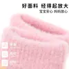 Guantes para Bebé de Medio Dedo Anti-Congelación 1-3 Años Dibujo Animado Ciervo Pequeño Tejidos Protección contra el Frío para Hombre Terciopelo de Visón de Cristal Invierno para Niñas Transfronterizo