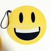 Bolsa de fieltro con expresión, bolso de mano de fieltro con cara sonriente, monedero de fieltro, neceser, bolsa de almacenamiento de fieltro con dibujos animados