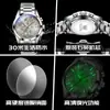 Reloj de la Marca Oris Cronógrafo de Seis Pines Casual de Negocios para Hombre Moda Luminoso Resistente al Agua Reloj de Cuarzo Reloj para Hombre