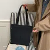Nova Bolsa de Tecido de Algodão Versátil Casual Leve Cor Sólida Bolsa de Pano Bolsa Tote para Ir ao Trabalho/Comunicação Bolsa de Mão para Comunicação Bolsa de Axila