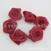 Rosa de Cinta de Poliéster de unos 2 cm Brotes Flores para Joyería Flores Hechas a Mano Accesorios para Ropa Accesorios para Juguetes