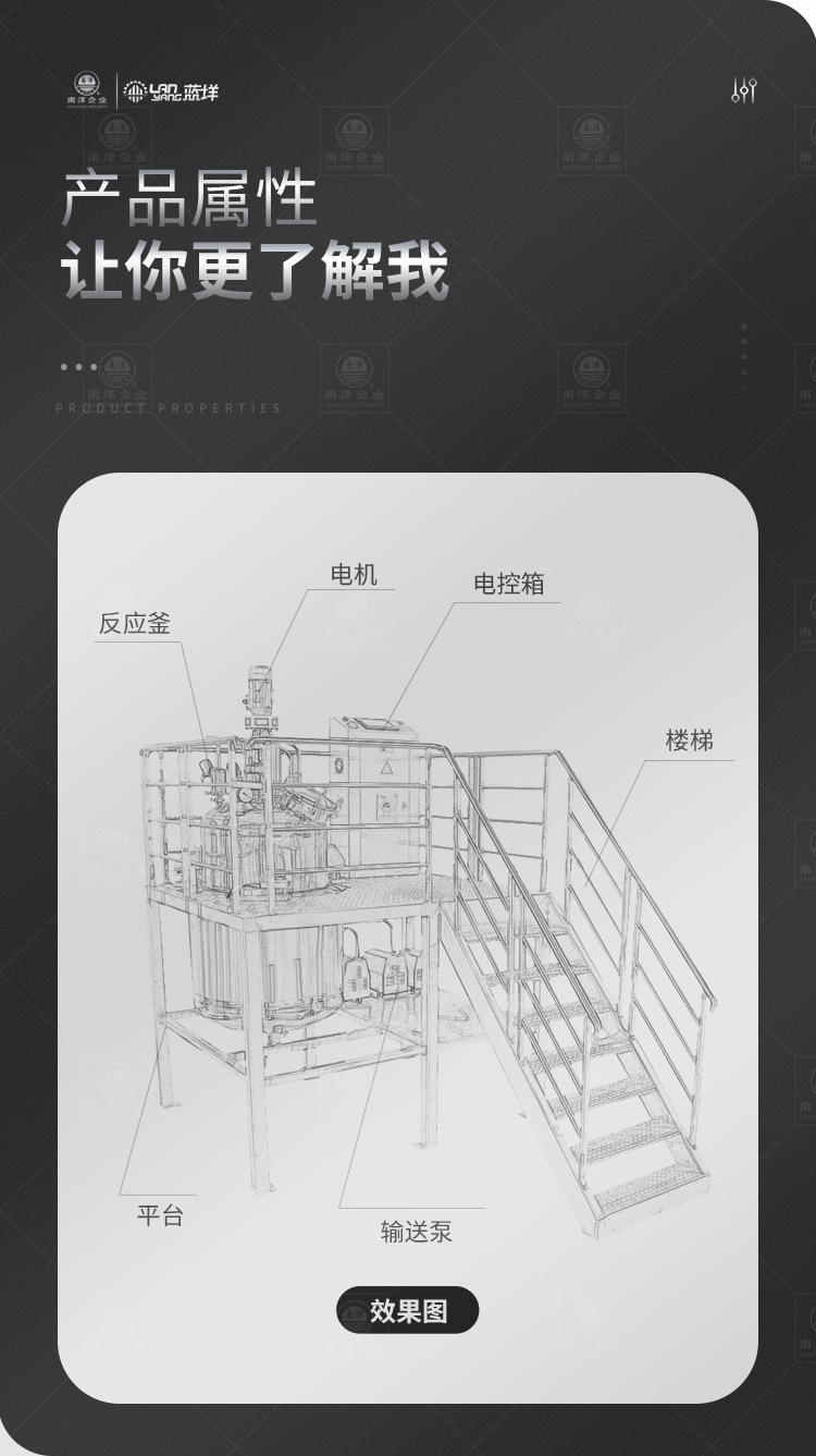 南洋反应釜——平台式